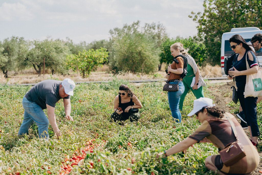 I brasiliani vanno nel Sud Italia per scoprire i segreti del pomodoro Made in Italy