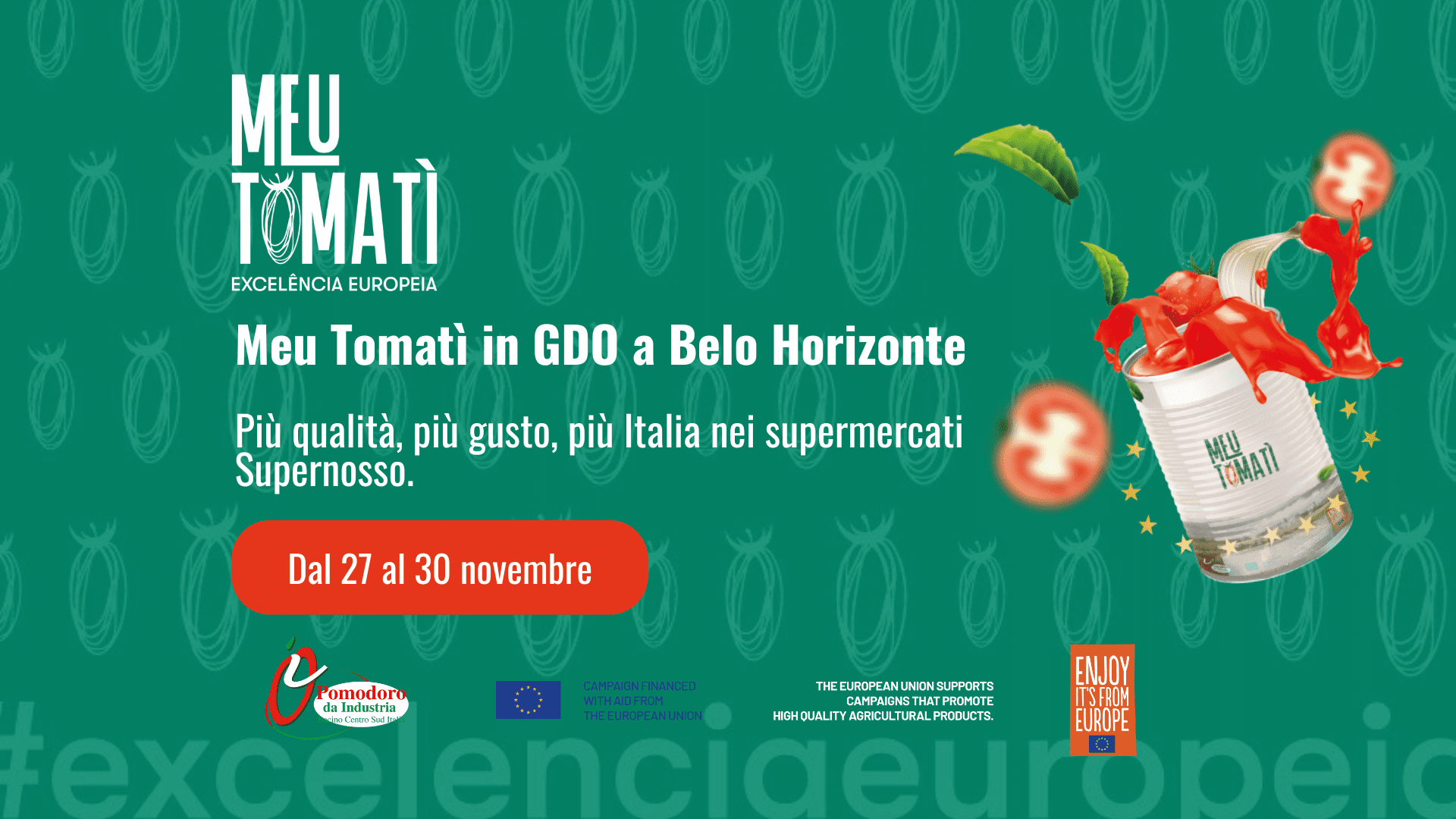 Meu Tomatì porta la qualità del pomodoro italiano a Belo Horizonte: al via le attività promozionali nei punti vendita